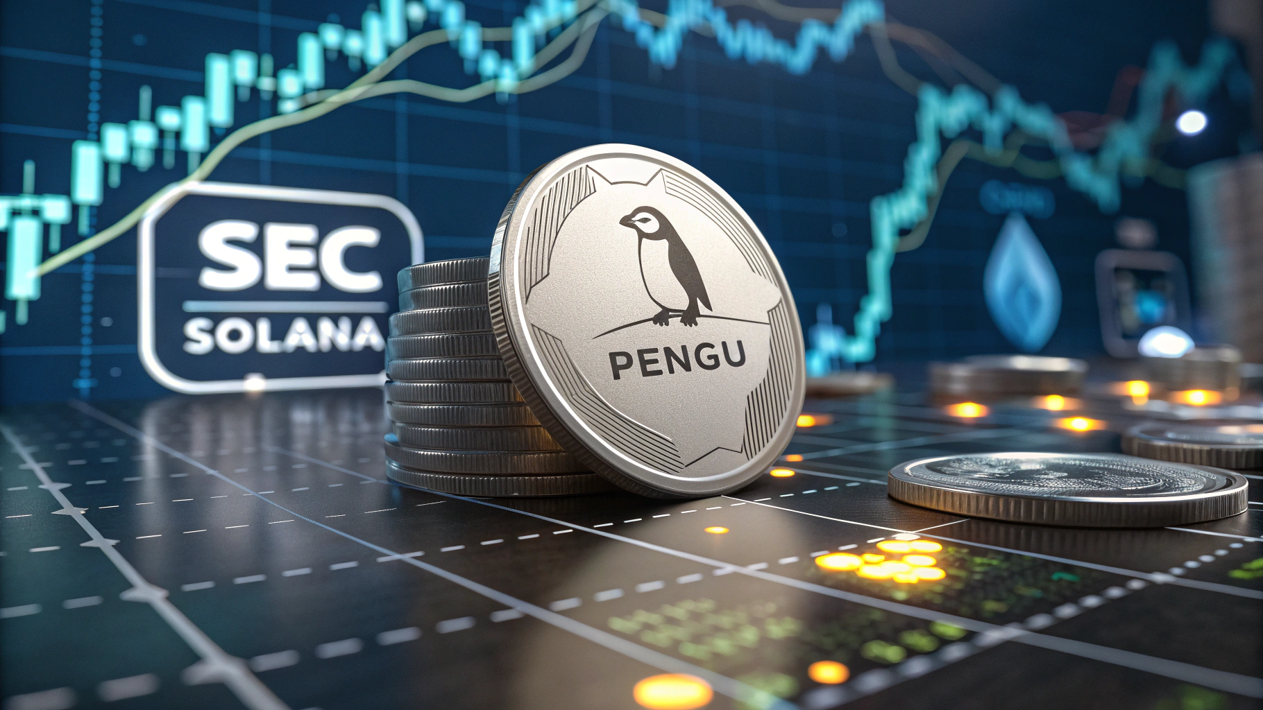 솔라나 기반 밈코인 PENGU, ETF 상장 추진…SEC에 공식 문서 제출
