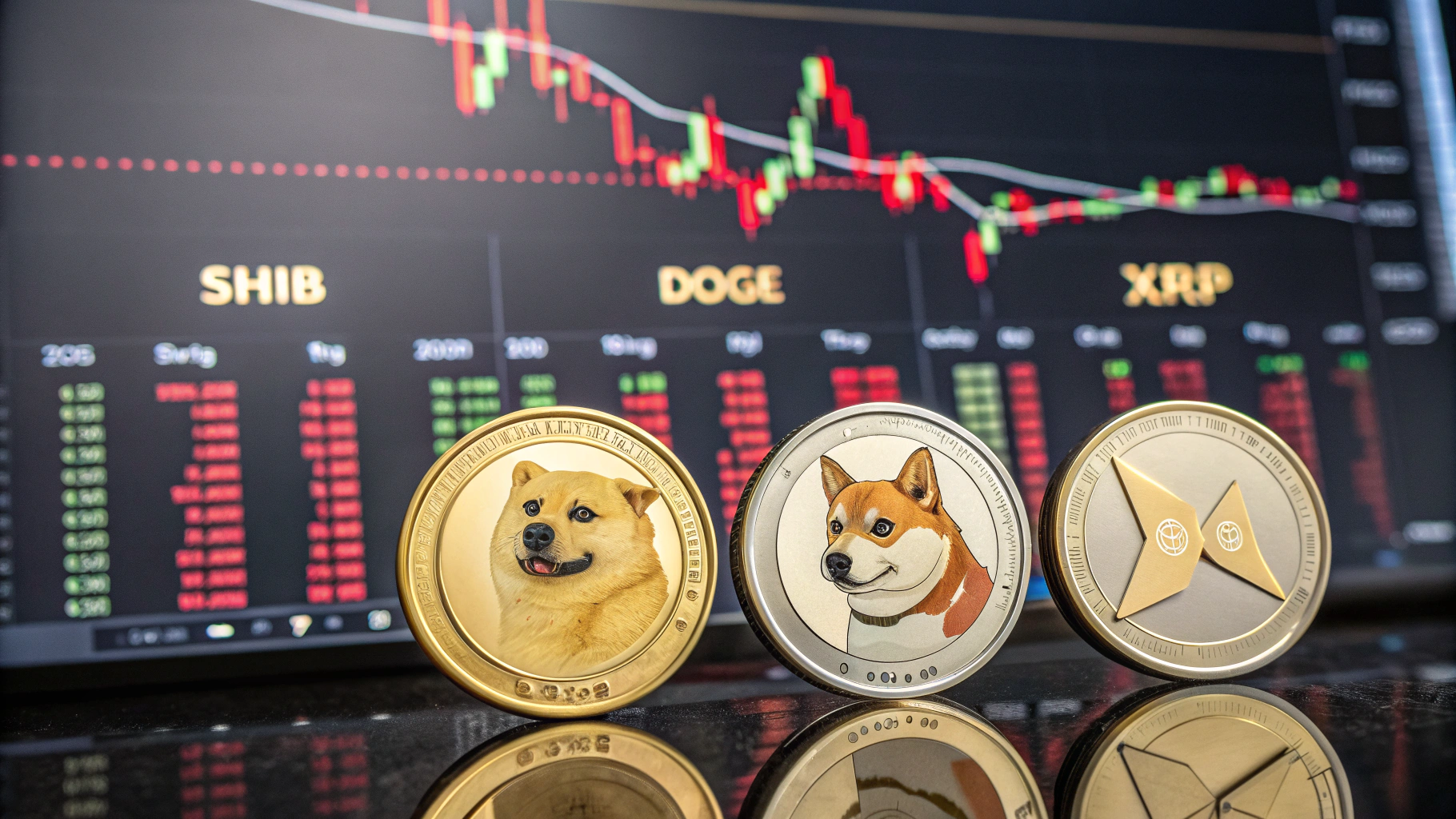 시바이누·도지코인·XRP, 지지선 붕괴 위기…알트코인 매도세 심화