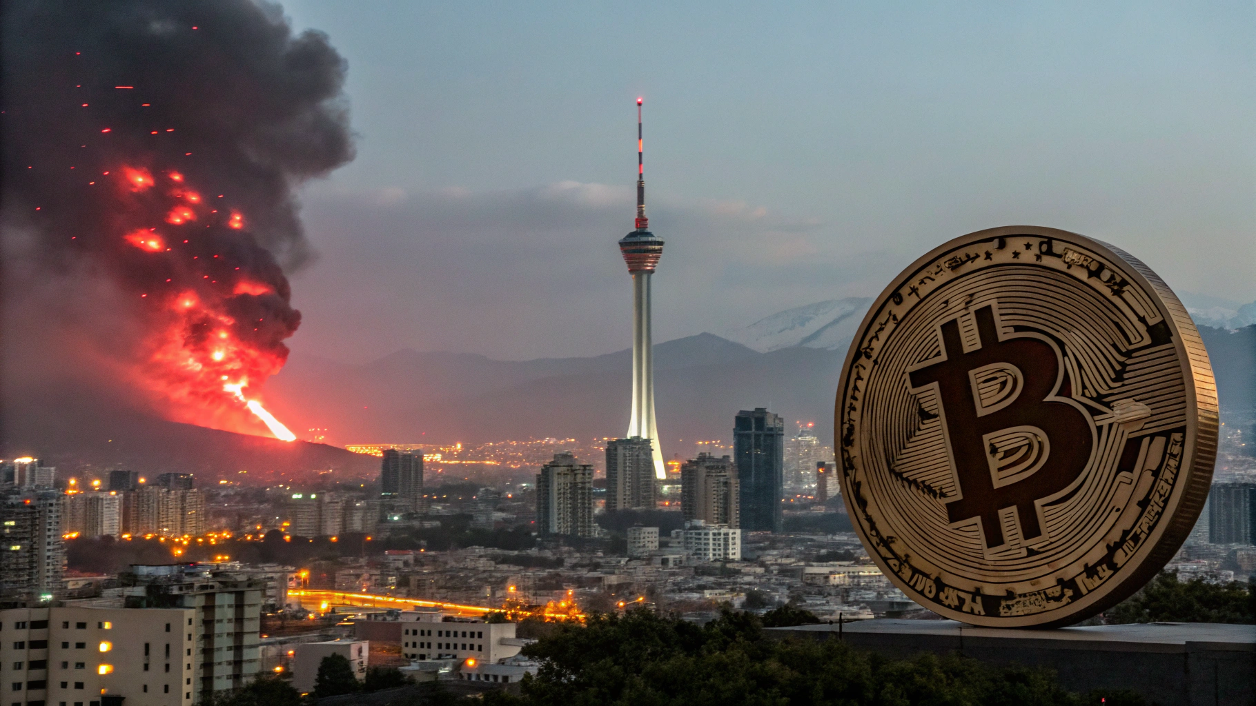 비트코인($BTC), 이란 테헤란 공습 여파에 급락…심리적 지지선 10만 달러 근접