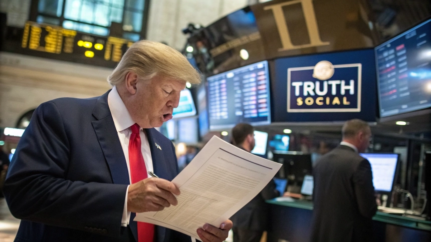  트럼프 대통령 소셜미디어 ETF 도전…비트코인($BTC) ETF 신청서 美 SEC에 제출