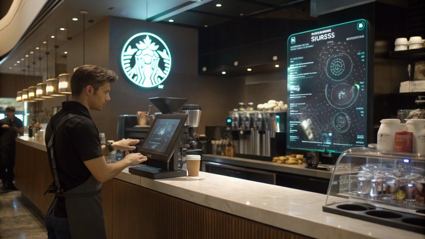  스타벅스, 매장에 생성형 AI 도입… '4분 내 커피' 속도전 가속