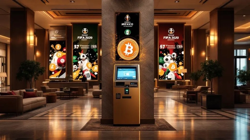  멕시코 FIFA 2026 본부 호텔, 비트코인 ATM 설치