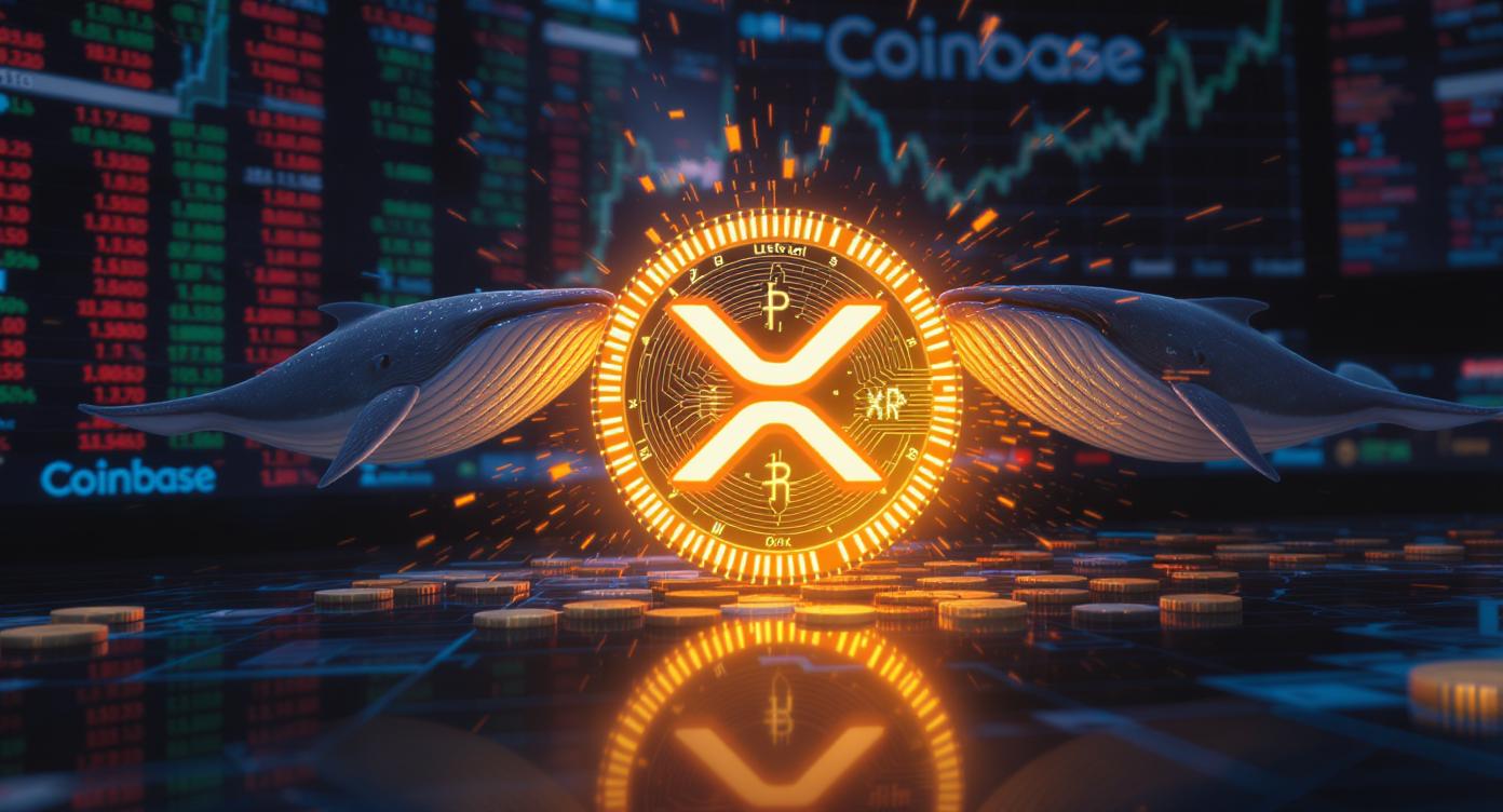 XRP 1.6조 원 규모 대규모 이동…코인베이스로 쏠린 5천만 개, 매도 우려 확산