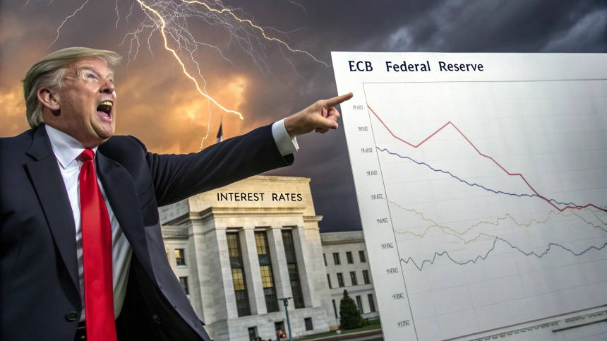  트럼프, 또 파월 때렸다…“ECB는 아홉 번 내렸는데 왜 안 내리나”