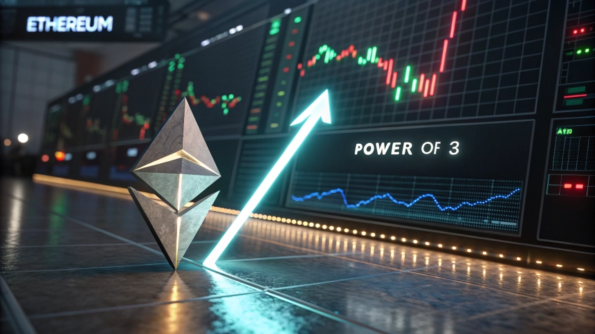 이더리움($ETH), ‘Power of 3’ 패턴 진입…5,000달러 넘볼까