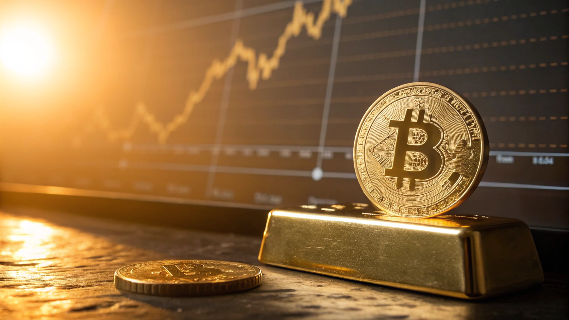 비트코인($BTC), 금 대비 '골든크로스' 발생…디지털 금 부활 신호?