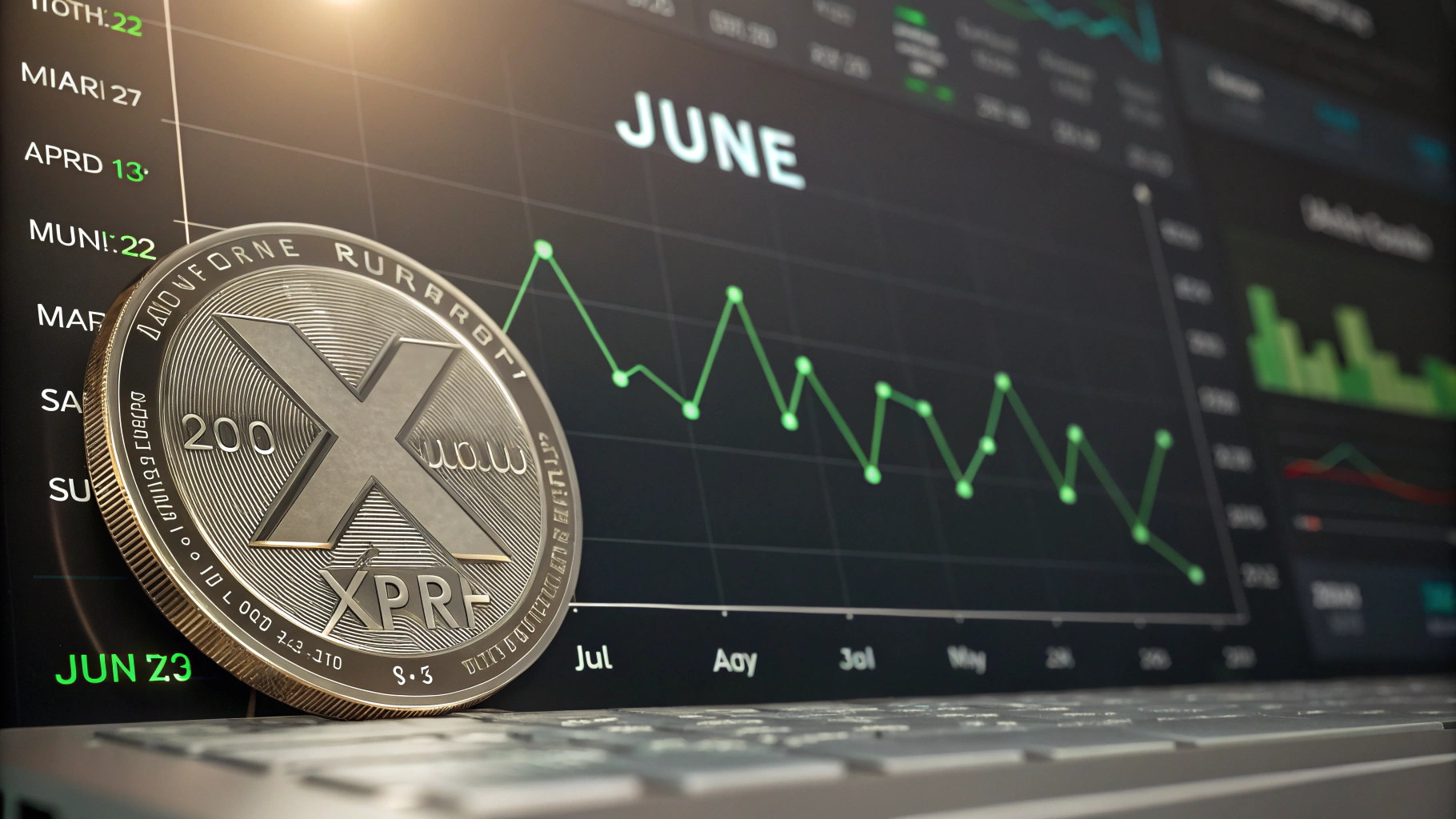 XRP, 7년 만의 6월 상승 마감하나…'저주의 달' 끝낼 기회