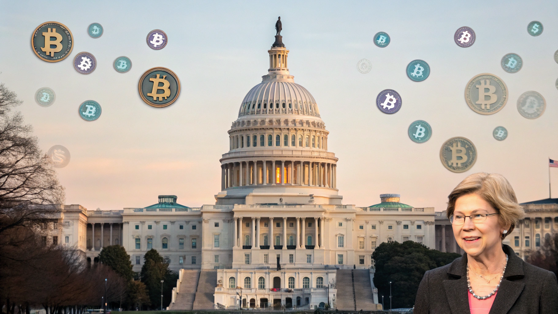 워런 '암호화폐는 위협' 발언에 CZ 반박…트럼프 USD1과 TRUMP코인 수익 논란도 확산