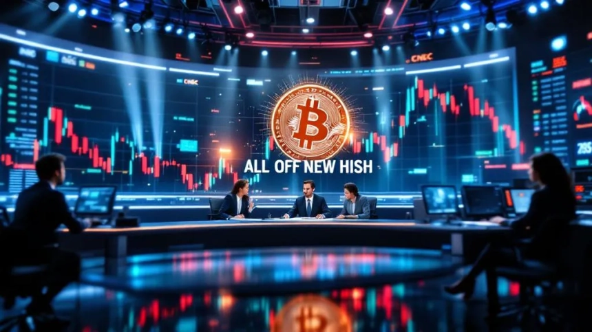 CNBC, 비트코인 사상 최고가 돌파 소식 집중 보도