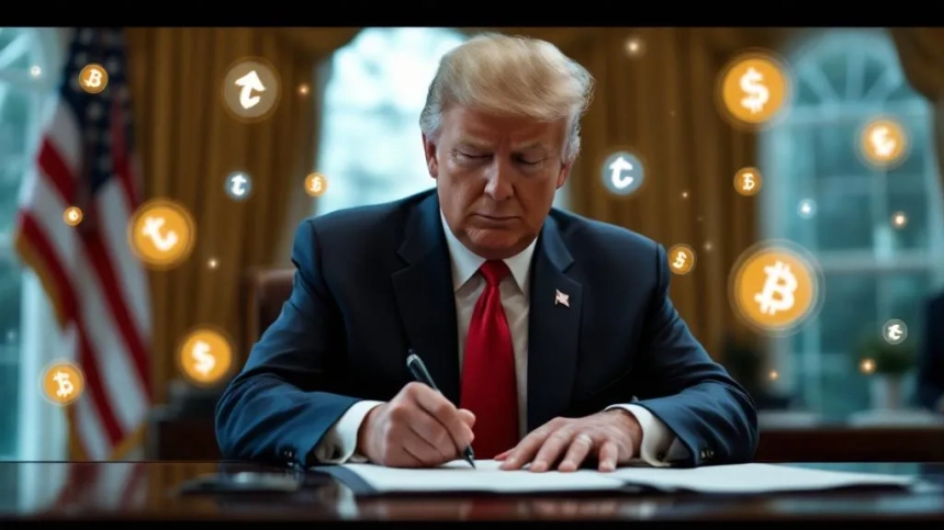 트럼프, GENIUS법 서명…테더·서클, 미국 내 스테이블코인 계획 발표