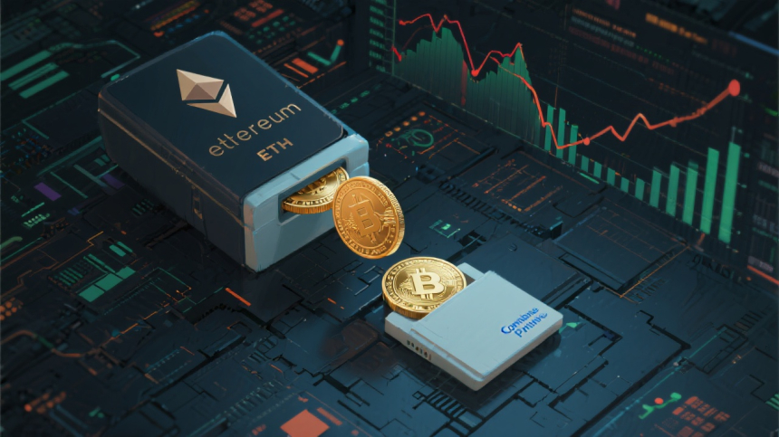  이더리움($ETH), 코인베이스서 601억 원 대규모 출금…기관 매집 신호인가