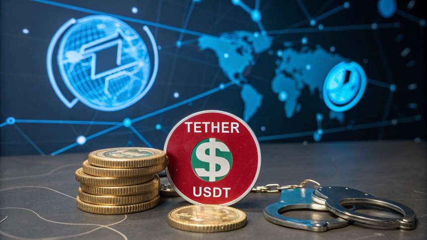  테더, 불법 자금 연루된 USDT 1억 1,939만 원 규모 동결…25억 달러 누적 차단