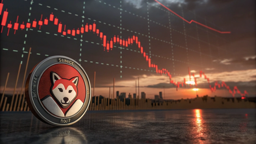시바이누($SHIB), 핵심 지지선 붕괴 위기…8% 추가 하락 경고