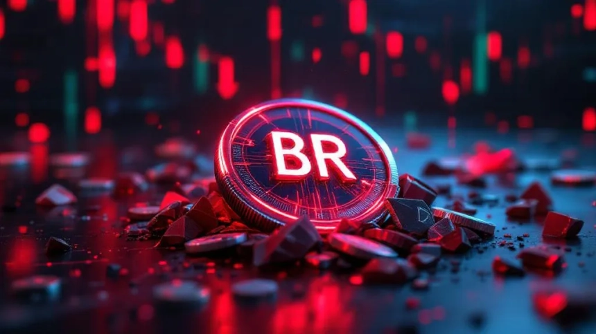 바이낸스 인기 토큰 BR, 유동성 부족으로 50% 넘게 폭락