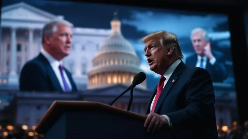 트럼프, 연준 의장 파월 의회 조사 촉구