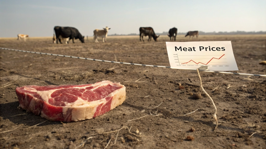 美 쇠고기값 4년 새 46%↑… 소 사육두수 73년來 최저