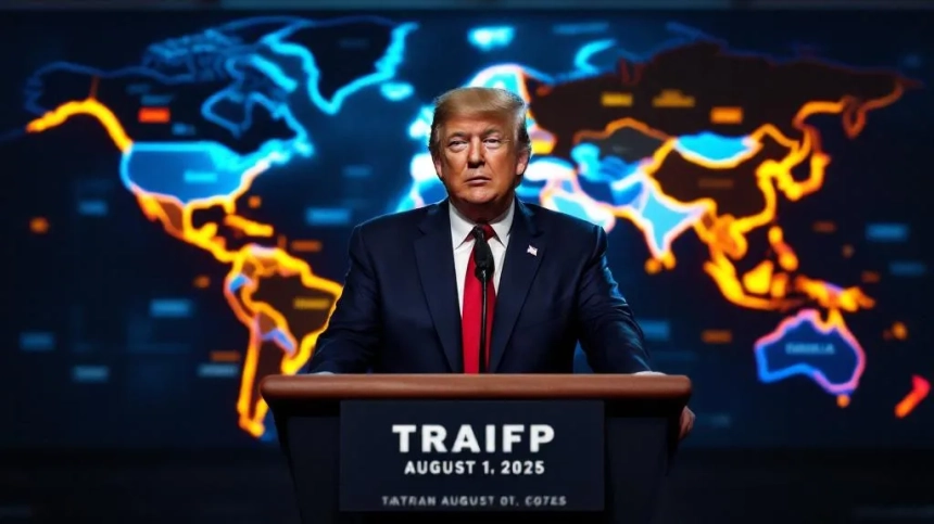트럼프, 국가별 관세 2025년 8월 1일 시행…협상猶予 부여