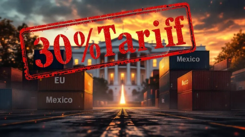 트럼프, EU·멕시코산 수입품에 30% 관세 부과 발표…8월 1일부터 시행