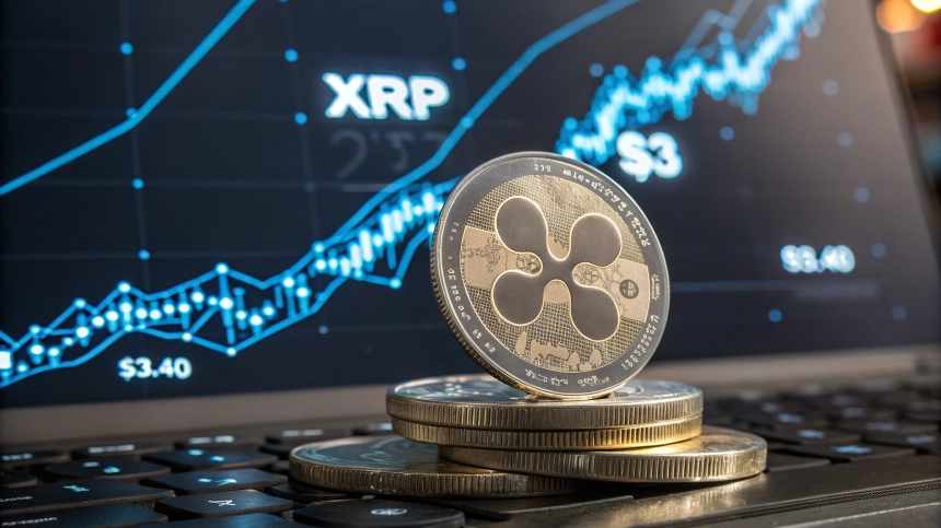 XRP, 3달러 돌파 여부에 주목…차기 저항 3.40달러까지 상승 여지