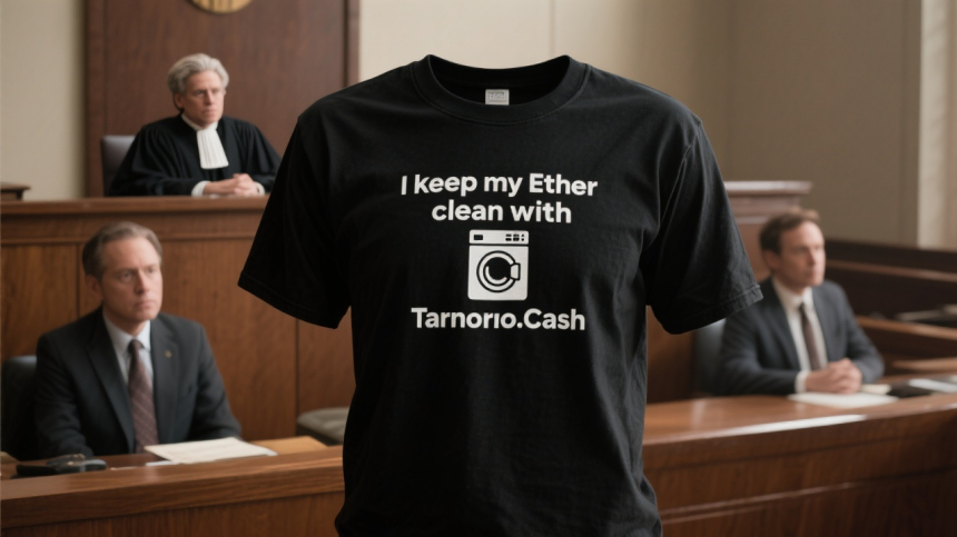  토네이도 캐시 개발자, '이더리움을 깨끗이' 티셔츠 법정 증거로 주목