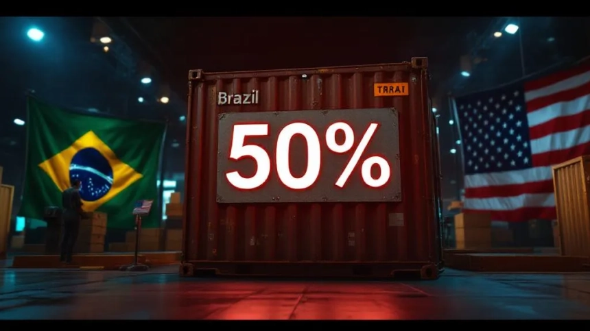 트럼프, 브라질산 제품에 50% 관세 부과
