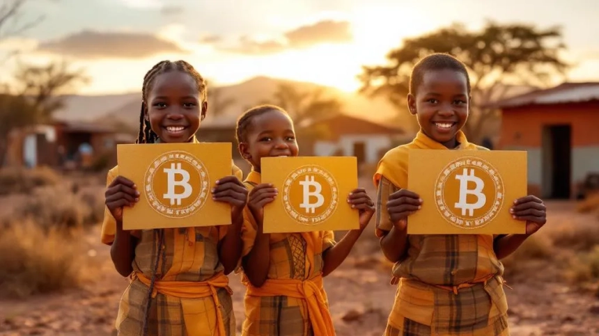 나미비아 무쿠니 마을 학생들, 비트코인 수료증 받아