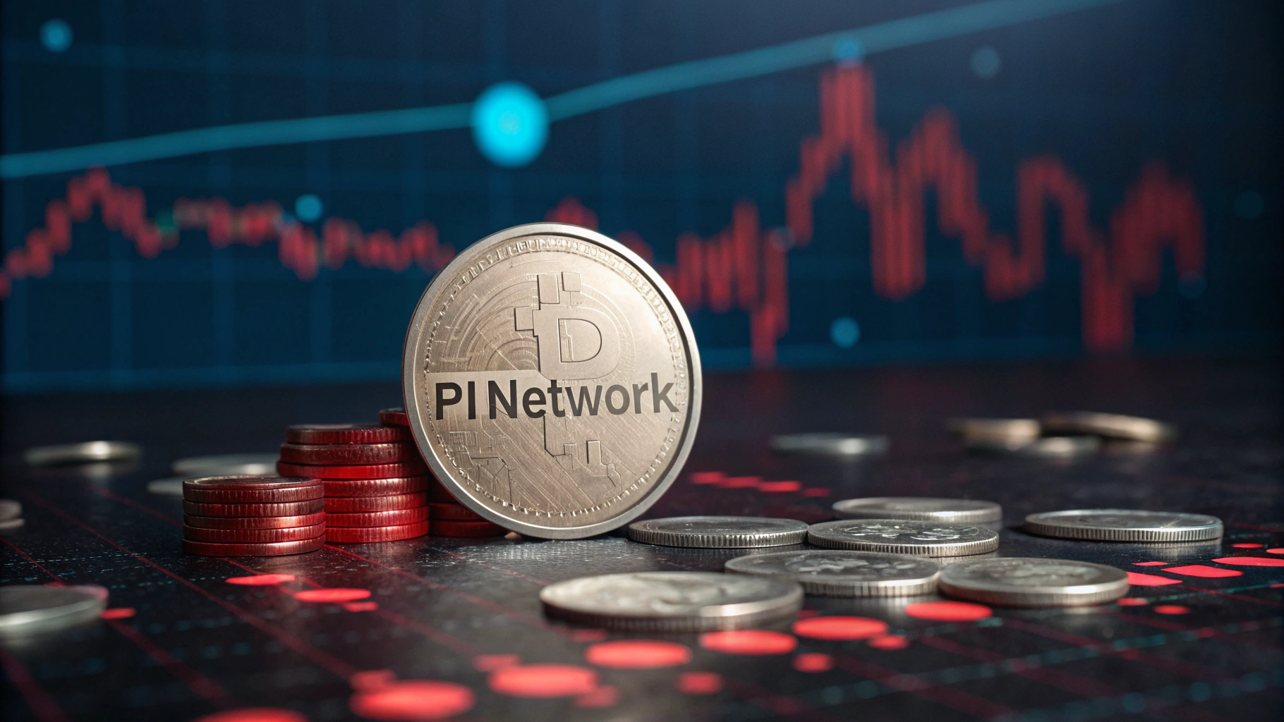  파이코인(Pi Network), 연중 최저가 근접… 0.40달러 지지 여부 '분수령'