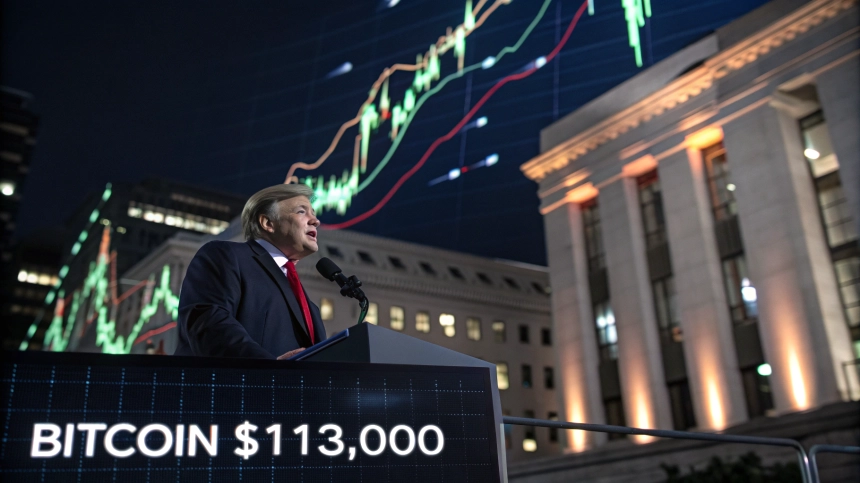 비트코인($BTC) 사상 최고가 113,000달러 돌파…트럼프 금리 인하 발언 촉매
