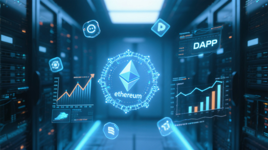  이더리움($ETH) DApp 활동, 경쟁 속에서도 2024년 반등세 유지