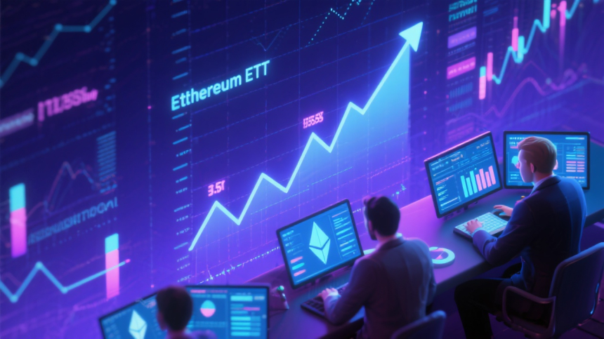 이더리움 ETF, 7월에만 54억 달러 유입...시총 4.75% 돌파