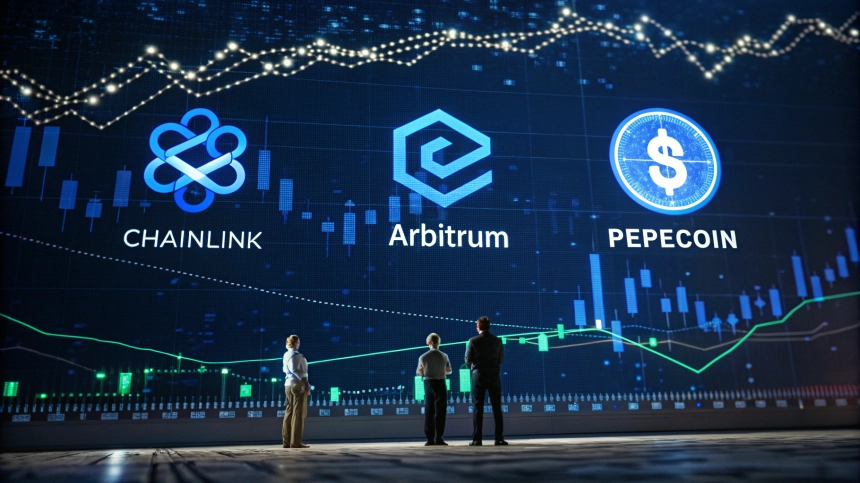 체인링크·아비트럼·페페코인, 암호화폐 조정장 속 유망 알트코인으로 부상