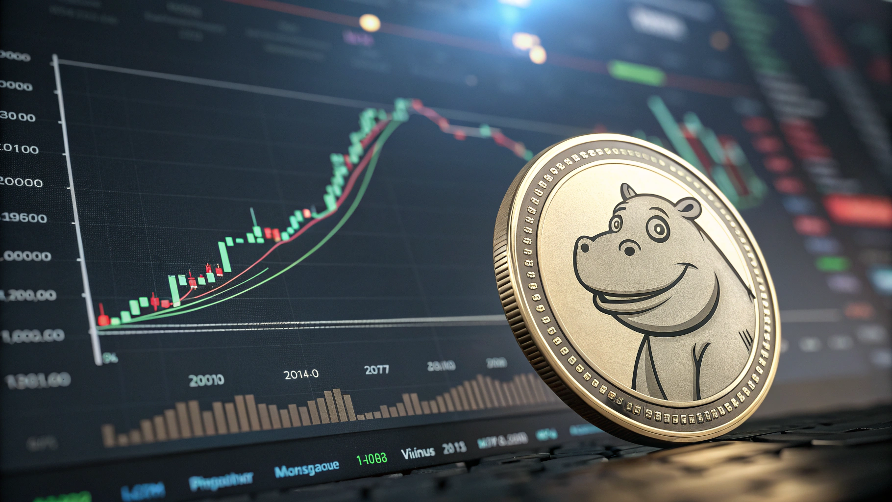 밈코인 무뎅(MOODENG), 업비트 상장 20분 만에 31% 급등…거래량 7,000억 원 돌파
