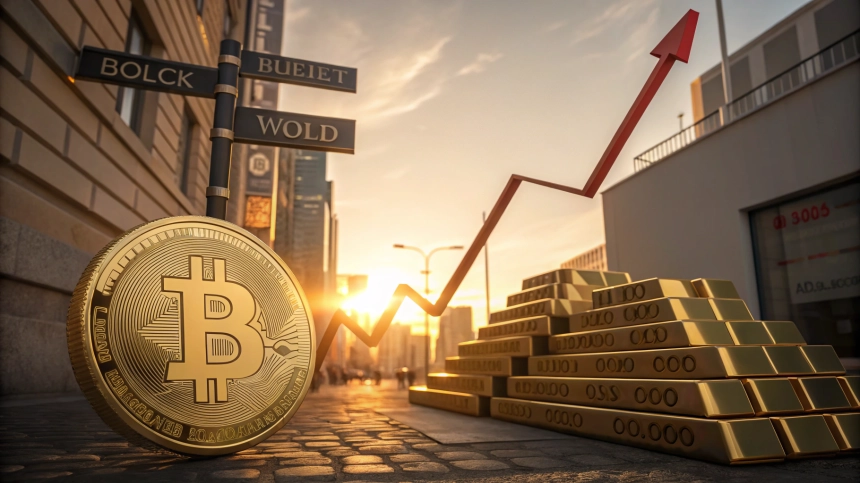 비트코인($BTC), 사상 최고가 경신…12만 달러 돌파하며 금보다 앞서