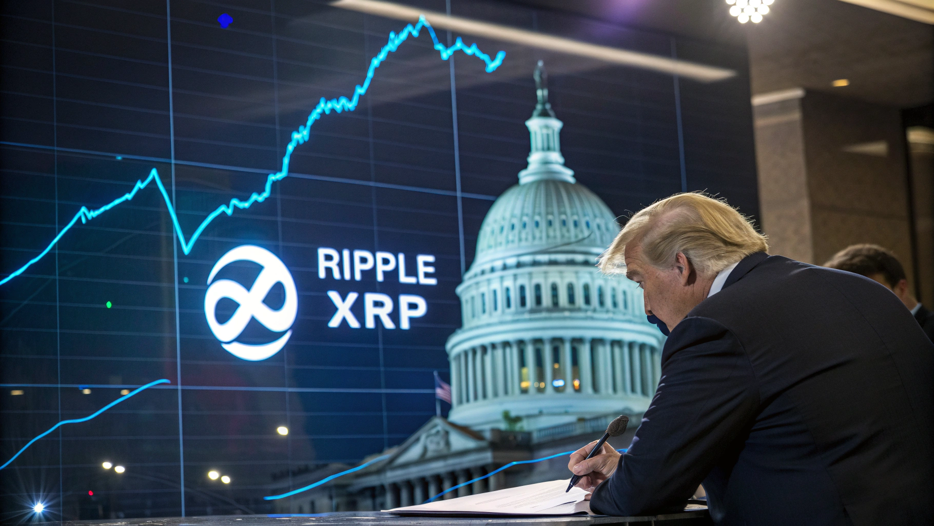 트럼프 '지니어스법' 서명에 리플($XRP) 사상 최고가 돌파…70% 급등 주도