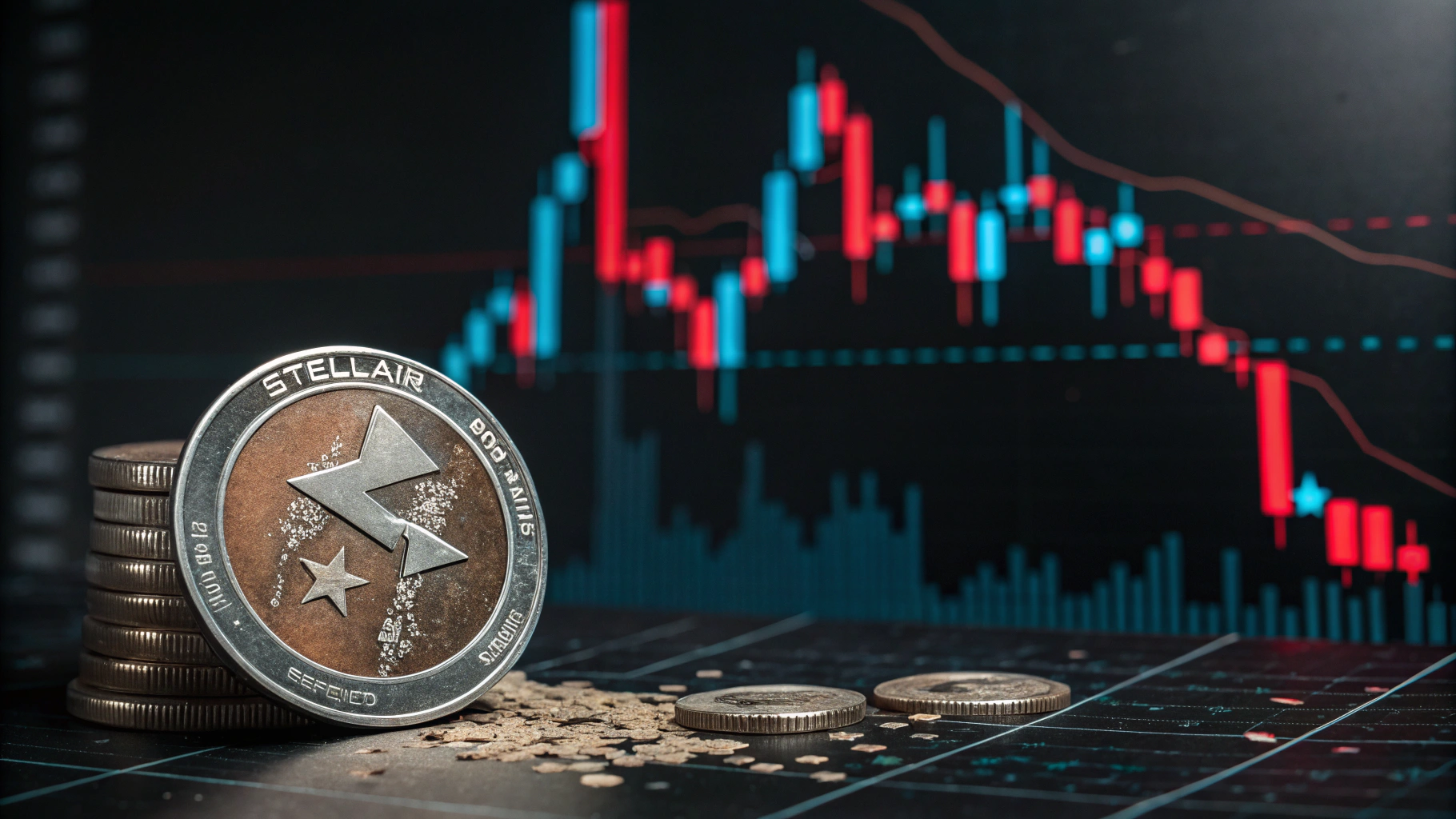 스텔라($XLM), 데스 크로스 임박…하락장 본격화 우려