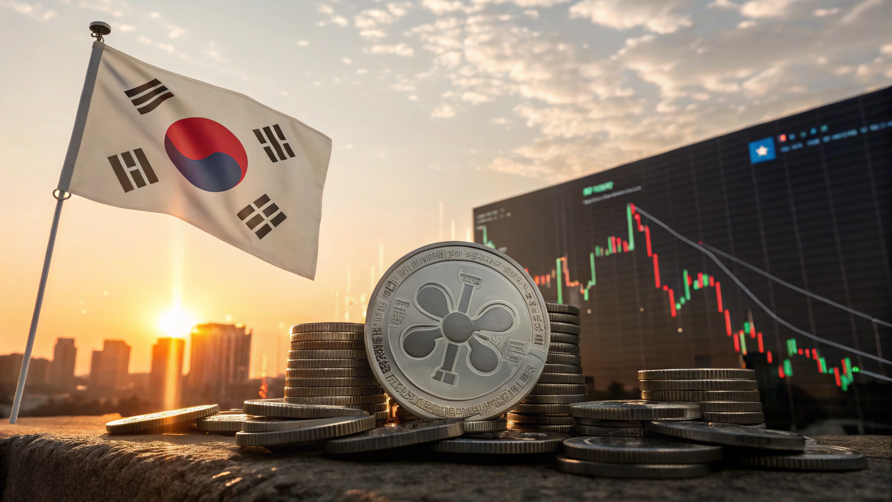 XRP, 코인베이스 거래량 2위 등극…업비트 주도 한국발 매수세에 29% 급등