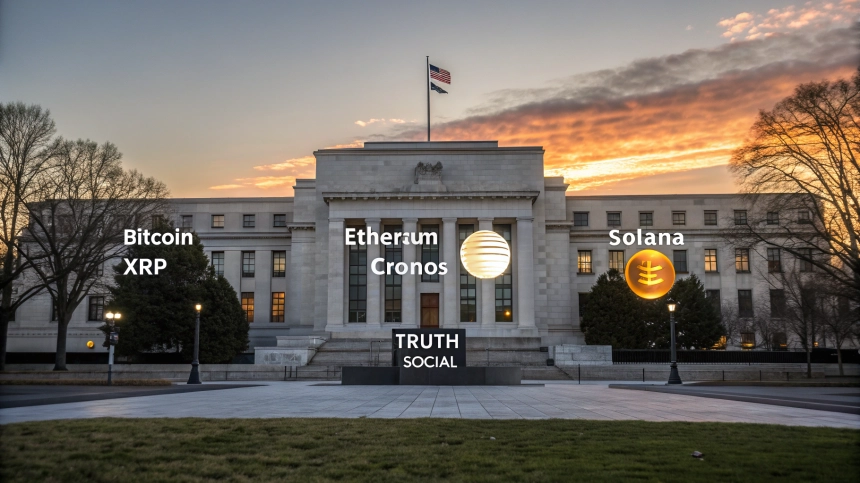  트럼프 대통령의 트루스소셜, 비트코인 중심 '블루칩 암호화폐 ETF' 미국 SEC에 등록 신청