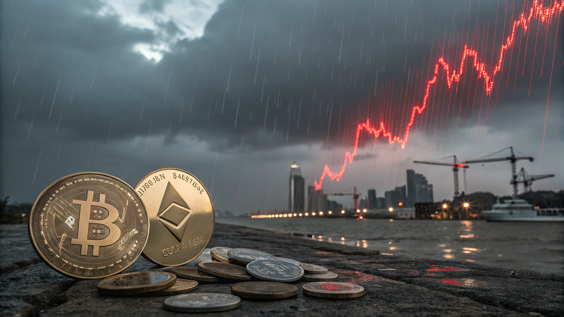 암호화폐시장 급락…XRP 8.5%↓·파생상품 청산 88조 원 돌파
