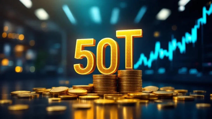 50T, 5억 달러 규모 신규 펀드 출시…디지털 자산 전망 50조 달러로 상향