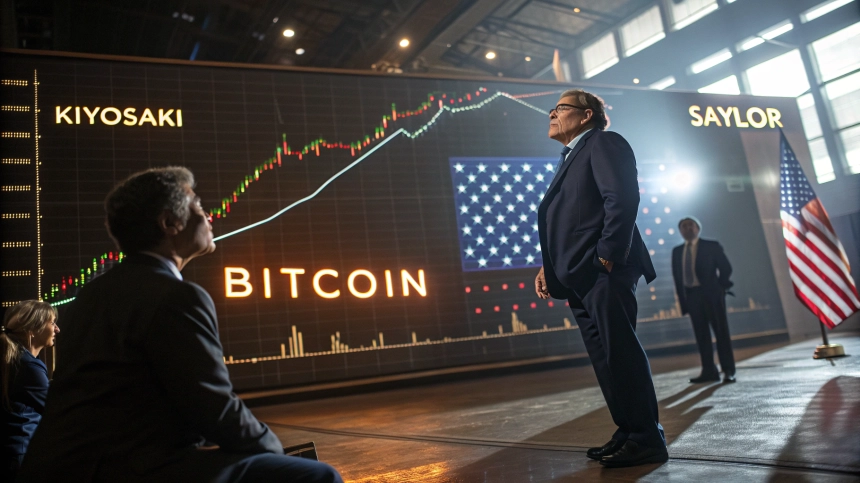 비트코인($BTC), 트럼프 관세 속 사상 최고치 경신…기요사키·세일러 '매수 신호'