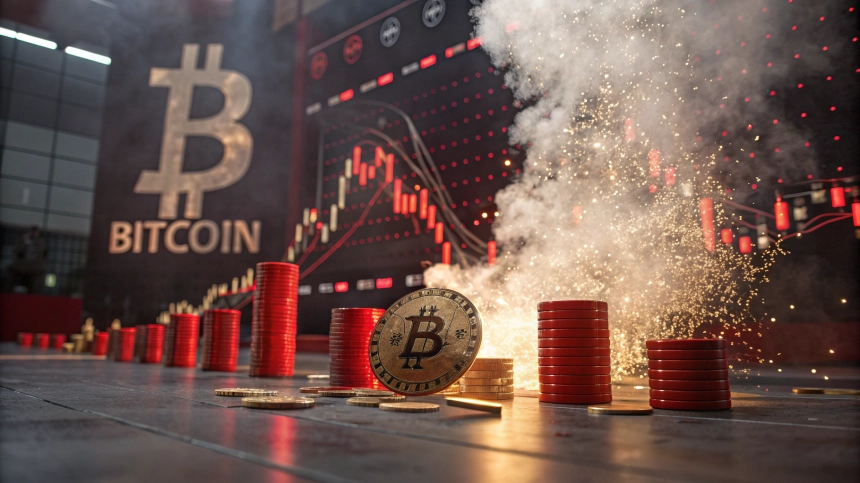  비트코인($BTC) 급락에 8,100억 원 청산…과열 레버리지 '역풍'