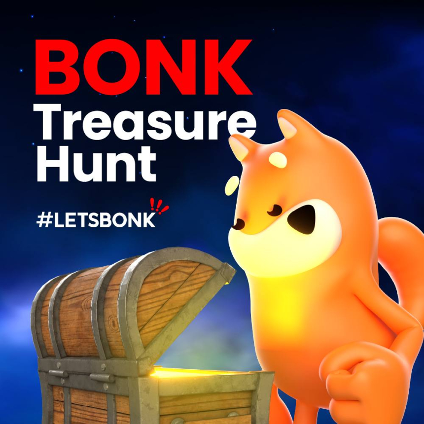 봉크, 한국서 4천만원 규모 보물찾기 이벤트 진행