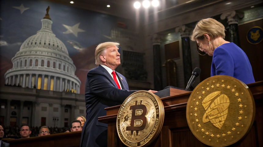  트럼프 암호화폐 투자 도마 위에…워런 의원, '대통령 부패' 직격
