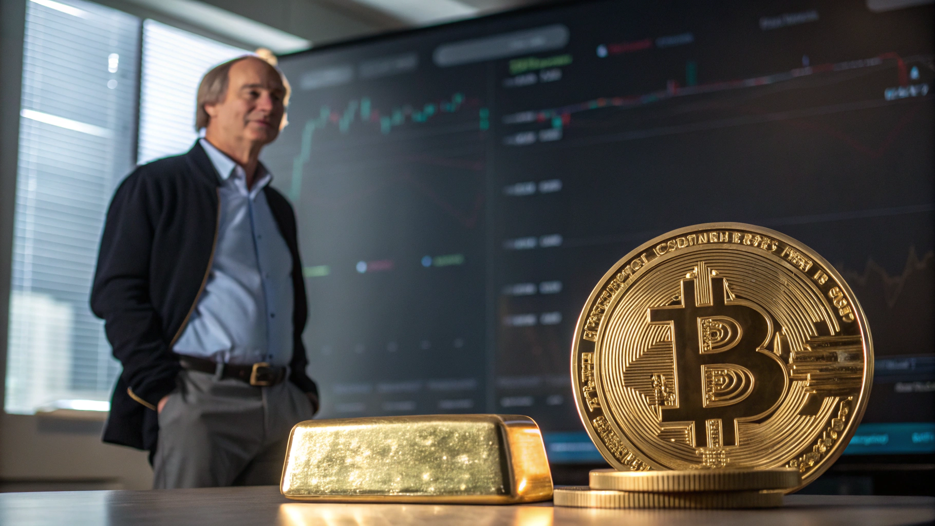 레이 달리오 “포트폴리오 15%, 금 또는 비트코인($BTC)에 투자하라”