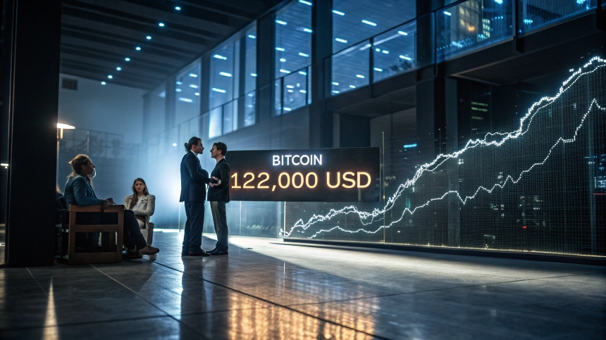 비트코인($BTC), 12만 2,000달러 돌파…2025년 추가 상승 신호 감지 안돼