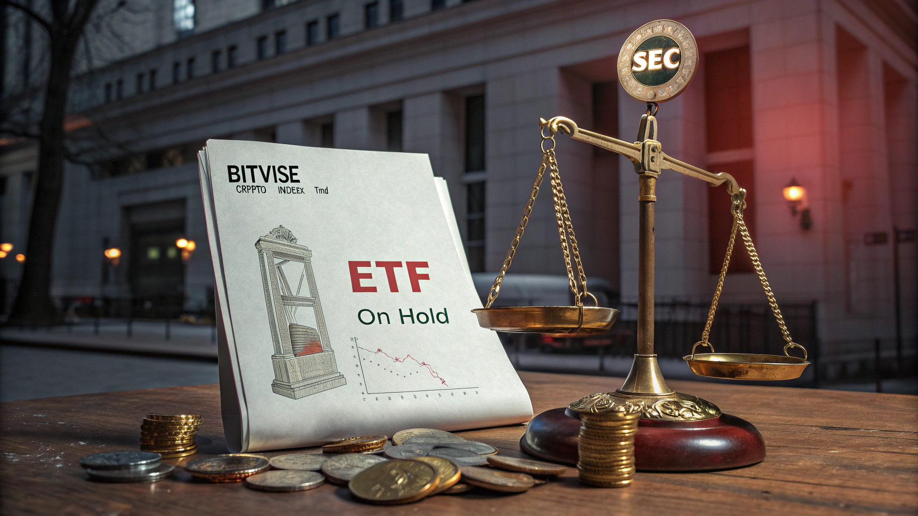 미 SEC, 비트와이즈 암호화폐 ETF 승인 보류…규제 불확실성 재부각