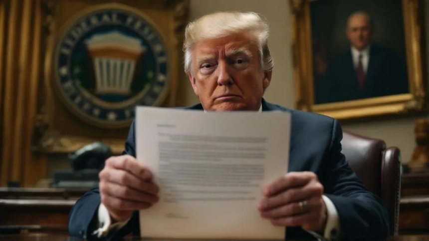 트럼프 대통령, 파월 연준 의장 해임 서한 초안 작성