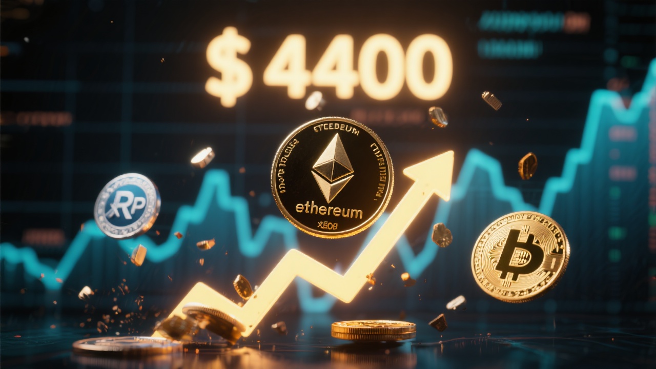 이더리움, 4,000달러 돌파 초읽기…XRP·도지코인은 조정 압력