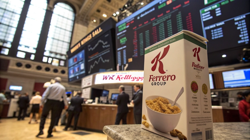  페레로, WK 켈로그 4,460억 원에 인수… 주가 하루새 30% 급등