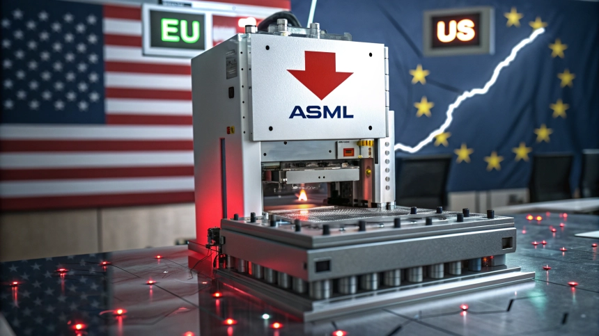  ASML, 관세 우려에 8% 급락…트럼프發 무역전쟁 재점화